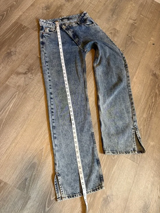 Piral Cross Button Straight Jeans – Size S - Picture 5 of 12